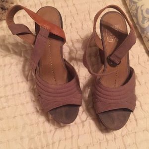 Dolce Vita Wooden Wedge Sandals